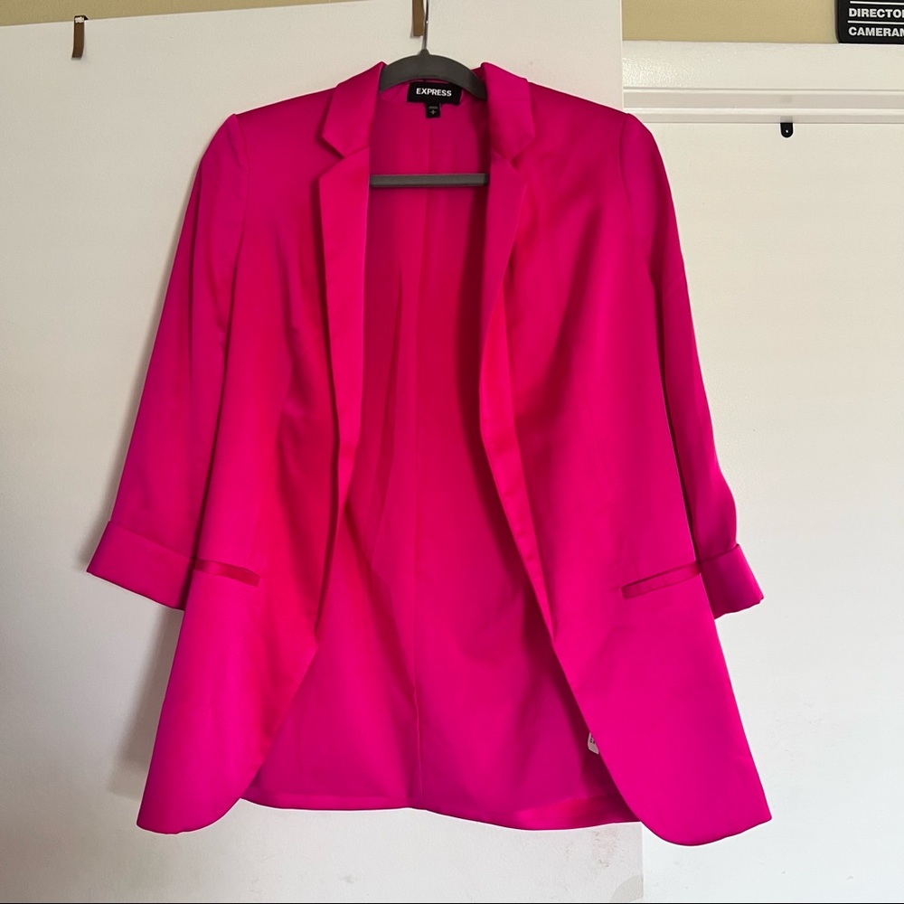 Express pink blazer size S